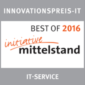 Signet Innovationspreis IT - Best of 2016 für IT-Services